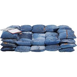 Modrá dvoumístná pohovka Kare Design Jeans