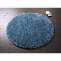 Modrá kulatá koupelnová předložka Confetti Miami, ⌀ 100 cm