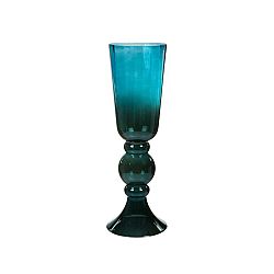Modrá ručně vyráběná křišťálová váza Santiago Pons Classy, výška 58 cm