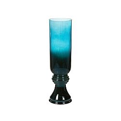 Modrá ručně vyráběná křišťálová váza Santiago Pons Classy, výška 65 cm