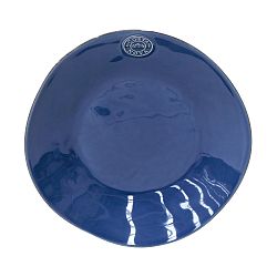 Modrý kameninový polévkový talíř Costa Nova Denim, ⌀ 25 cm