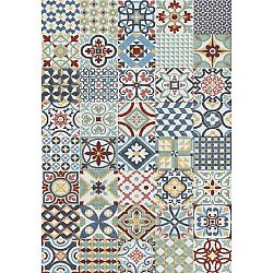 Modrý koberec Universal Azulejos, 120 x 170 cm