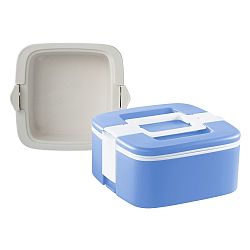 Modrý termo box na oběd Enjoy, 0,75 l