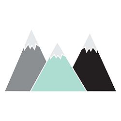 Nástěnná samolepka Dekornik Pastel Mountains, 180 x 100 cm
