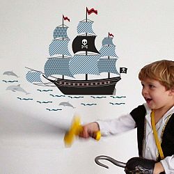Nástěnné samolepky Art For Kids Pirate Ship