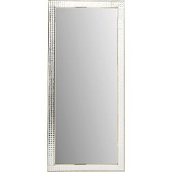 Nástěnné zrcadlo Kare Design Crystals Gold, 180 x 80 cm