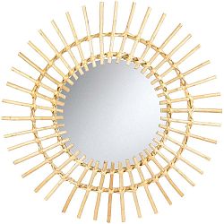 Nástěnné zrcadlo s rámem ve zlaté barvě Le Studio Soleil, ⌀ 55 cm