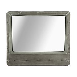 Nástěnné zrcadlo s úložným prostorem Mauro Ferretti Bolt, 70 x 60 cm