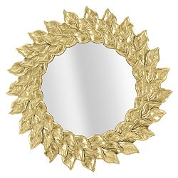 Nástěnné zrcadlo ve zlaté barvě Mauro Ferretti Aton, ⌀ 73 cm