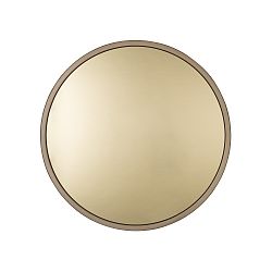 Nástěnné zrcadlo ve zlaté barvě Zuiver Bandit, Ø 60 cm