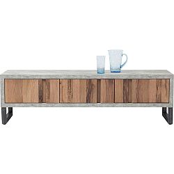 Nízká komoda/TV stolek z dubového dřeva Kare Design Seattle