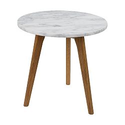 Odkládací stolek s deskou v dekoru kamene Zuiver, Ø 40 cm
