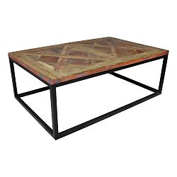 Odkládací stolek s deskou  z teakového dřeva HSM collection Mozaik, 70 x 110 cm