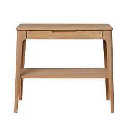 Odkládací stolek ze dřeva bílého dubu Unique Furniture Amalfi