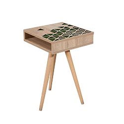Odkládací stolek Zigon Green, 40 x 40 cm