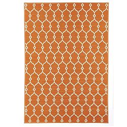 Oranžový vysoce odolný koberec Webtappeti Trellis, 160 x 230 cm