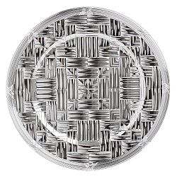 Plastový talíř ve stříbrné barvě InArt, ⌀ 36 cm