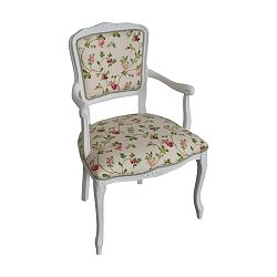 Polstrovaná židle s područkami Rosebuds