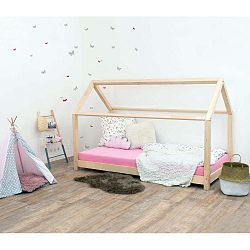 Přírodní dětská postel bez bočnic ze smrkového dřeva Benlemi Tery, 120 x 80 cm