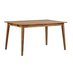 Přírodní dubový jídelní stůl Folke  Mimi, délka 140 cm