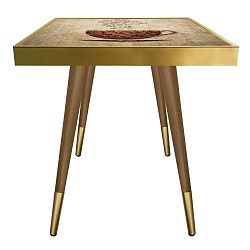 Příruční stolek Caresso Coffee Cup Square, 45 x 45 cm