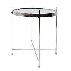 Příruční stolek ve stříbrné barvě Zuiver Cupid 