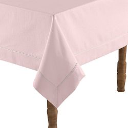 Pudrově růžový ubrus na stůl s příměsí bavlny Bella Maison, 160 x 160 cm