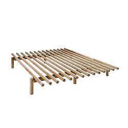 Rám postele z borovicového dřeva Karup Design Pace Natural, 140 x 200  cm