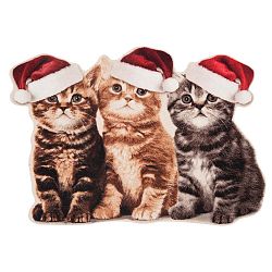 Rohožka Zala Living Christmas Cats Contour, 45 x 64 cm