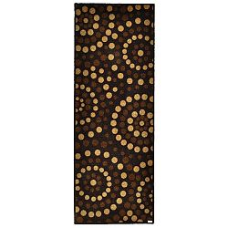 Rohožka Zala Living Dots Brown, 67 x 180 cm