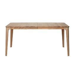 Rozkládací jídelní stůl ze dřeva bílého dubu Unique Furniture Amalfi, 90 x 160/210 cm