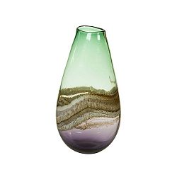 Ručně vyráběná křišťálová váza SantiagoPons Crystal, výška 37 cm