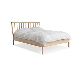 Ručně vyráběná postel z masivního březového dřeva Kiteen Melodia, 160 x 200 cm 