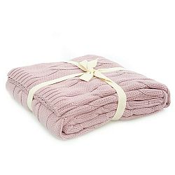 Růžová bavlněná deka Homemania Couture