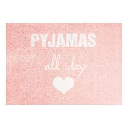 Růžová rohožka Mint Rugs StateMat Pyjamas All Day, 50 x 75 cm