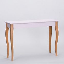 Růžový odkládací stolek Ragaba Console, délka 105 cm