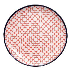Růžový talíř Tokyo Design Studio Geo Eclectic, 16 cm