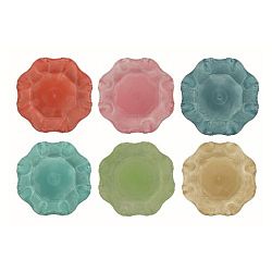 Sada 12 barevných talířů Villa d'Este Colori, Ø 33 cm