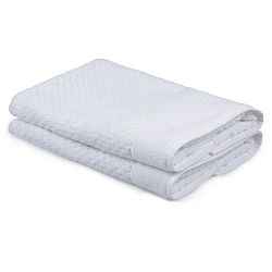 Sada 2 bílých ručníků Beverly Hills Polo Club Mosley, 50 x 80 cm