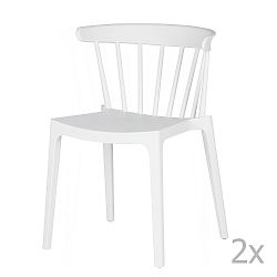 Sada 2 bílých židlí De Eekhoorn Bliss