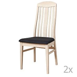 Sada 2 dubových židlí Knuds Heidi