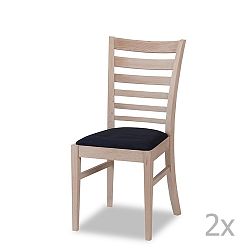 Sada 2 dubových židlí Knuds Jannie