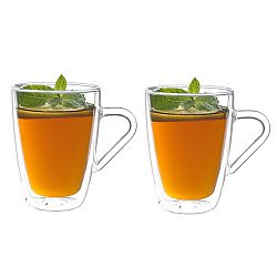 Sada 2 dvoustěnných sklenic na čaj Bredemeijer, 320 ml