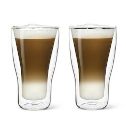 Sada 2 dvoustěnných sklenic na latté Bredemeijer, 340 ml