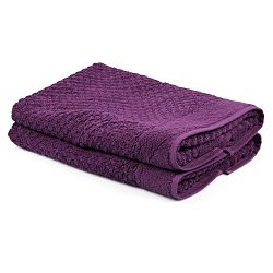 Sada 2 fialových ručníků Beverly Hills Polo Club Mosley, 50 x 80 cm