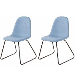 Sada 2 modrých jídelních židlí Støraa Colombo