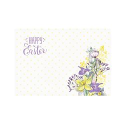 Sada 2 prostírání Apolena Happy Easter Field Flowers, 33 x 45 cm