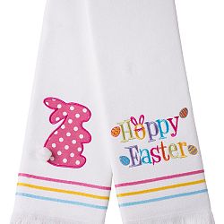 Sada 2 ručníků Apolena Pink Rabbit Easter, 50 x 76 cm