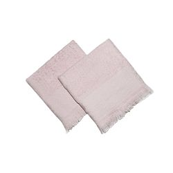 Sada 2 růžových ručníků Sehzade, 90 x 50 cm