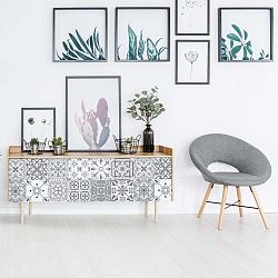 Sada 24 samolepek na nábytek Ambiance Tiles Stickers For Furniture Cerena, 15 x 15 cm